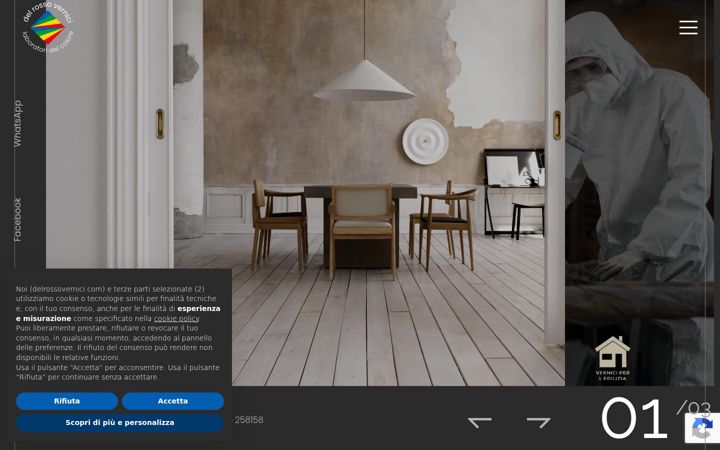Screenshot of delrossovernici.com