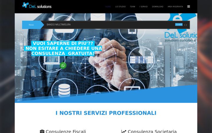 Screenshot of delsolutions.it