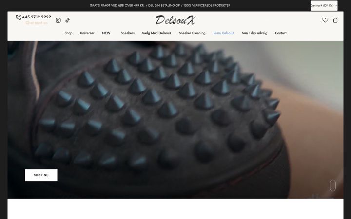 Screenshot of delsoux.dk