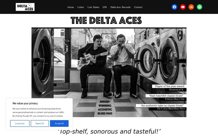 Screenshot of delta-aces.com
