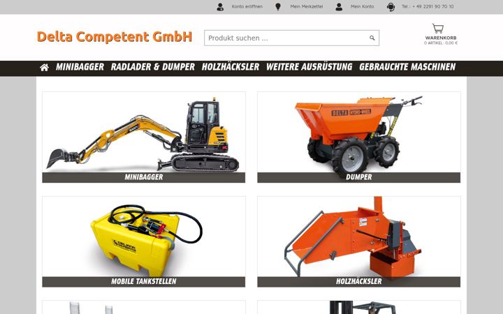 Screenshot of delta-competent.de