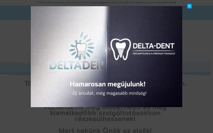 Screenshot of delta-dent.eu