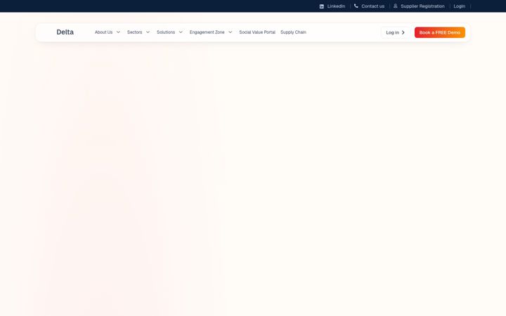 Screenshot of delta-esourcing.com