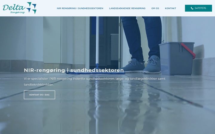 Screenshot of delta-rengoering.dk