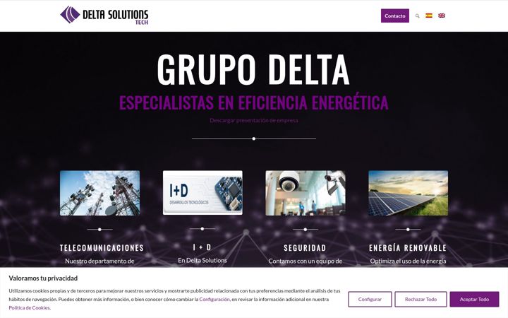 Screenshot του delta-solutions.es