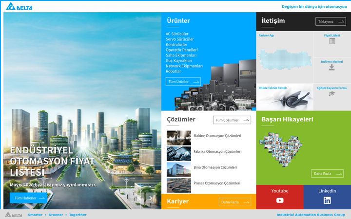Screenshot of delta-turkey.com