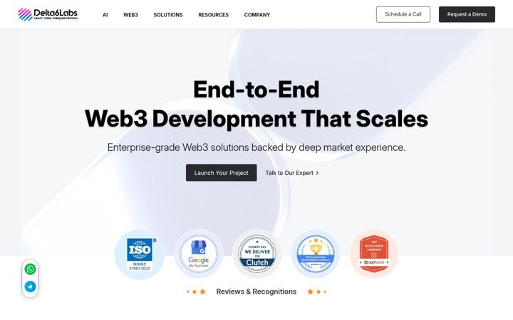 Screenshot of delta6labs.com