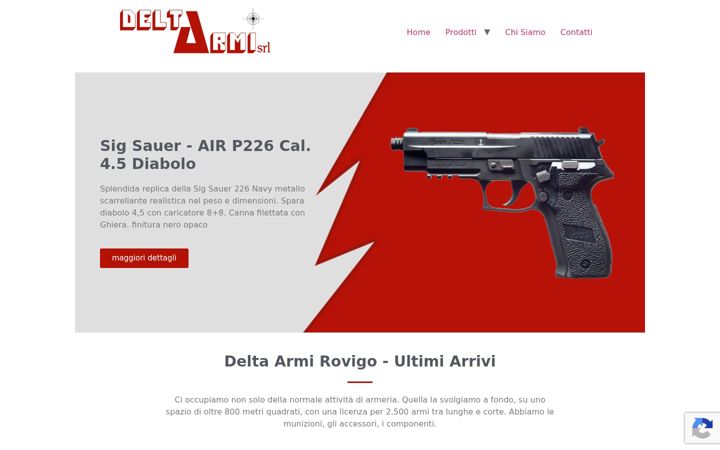 Screenshot of deltaarmi.com