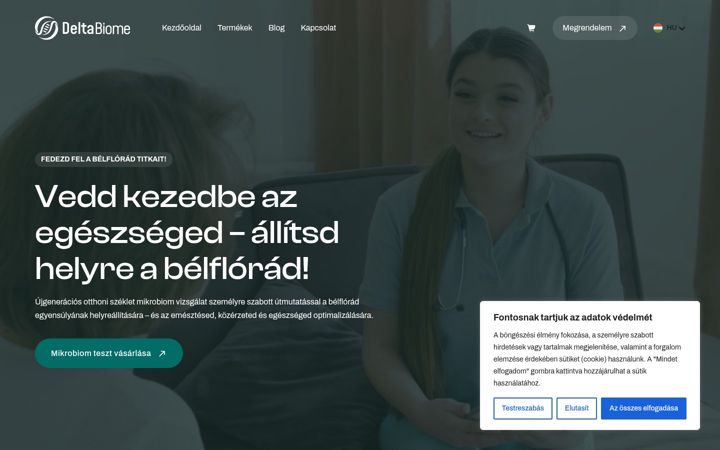 Screenshot of deltabiome.eu