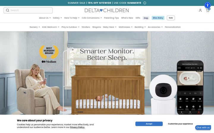 Screenshot of deltachildren.com