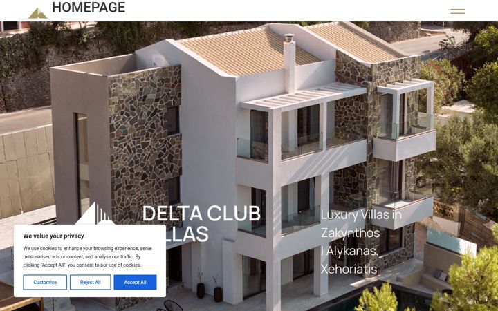 Screenshot of deltaclubresorts.gr