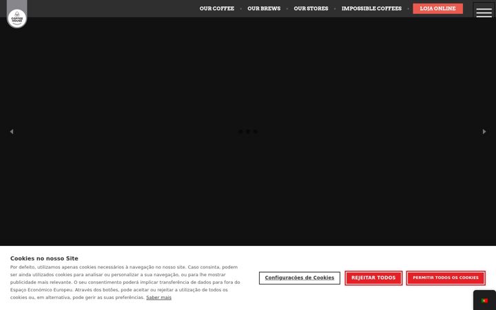 Posnetek zaslona deltacoffeehouse.com