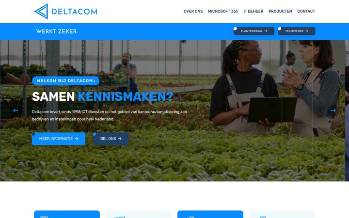 Ekrānuzņēmums no deltacom.nl