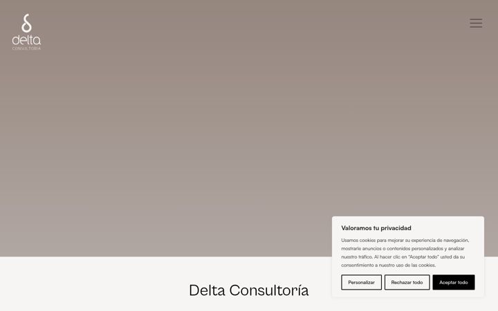 Screenshot of deltaconsultoria.net