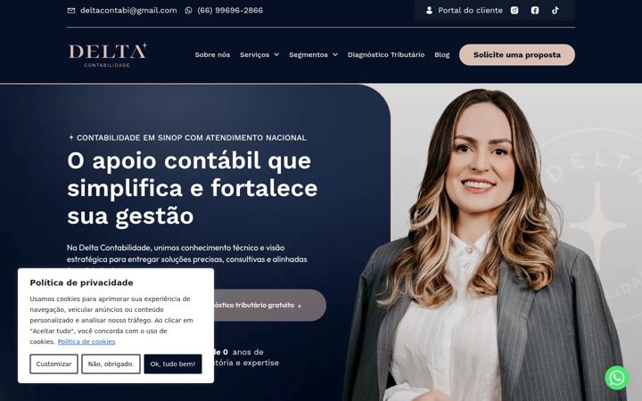 Екранна снимка на deltacontabi.com.br