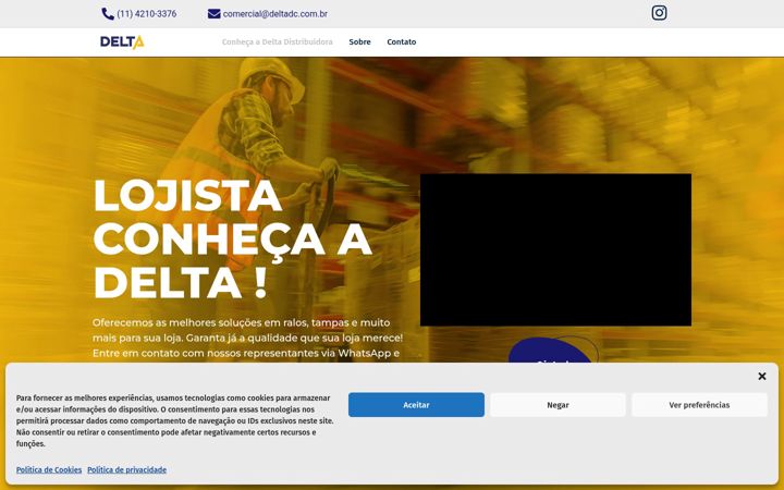 Екранна снимка на deltadc.com.br