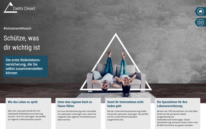 Screenshot of deltadirekt.de