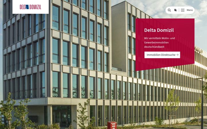 Screenshot of deltadomizil.de