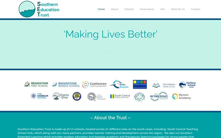 Screenshot of deltaeducationtrust.com