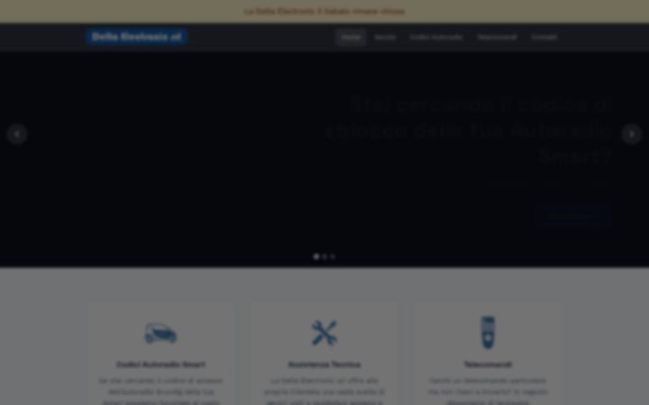 Screenshot of deltaelectronic.it
