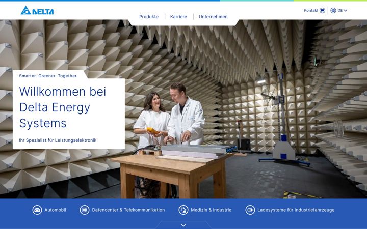 Screenshot of deltaenergysystems.com