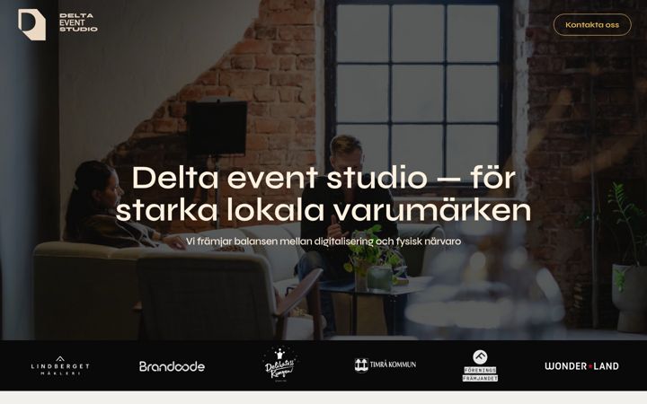 Screenshot of deltaevent.se