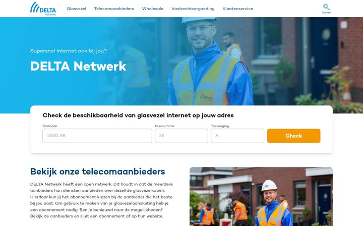 Screenshot of deltafibernetwerk.nl