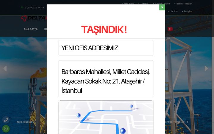 Screenshot of deltafleks.com