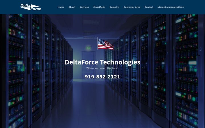 Screenshot of deltaforce.net