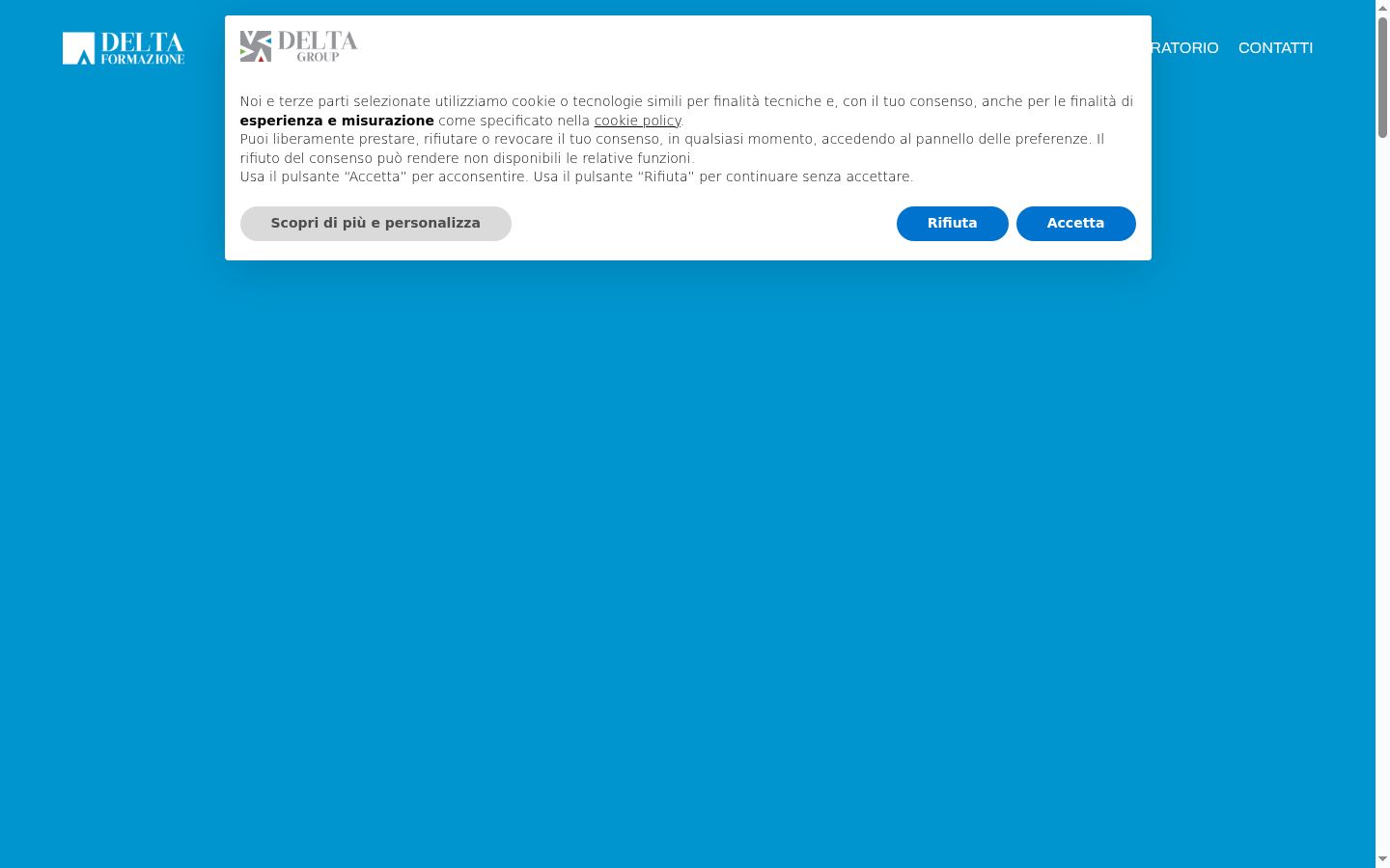 Capture d'écran de la bannière de consentement affichée avant toute interaction