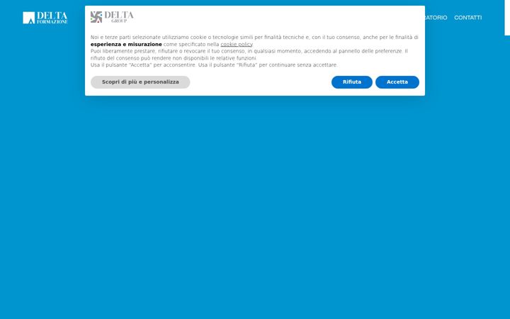 Screenshot of deltaformazione.com