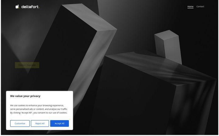 Screenshot of deltafort.eu