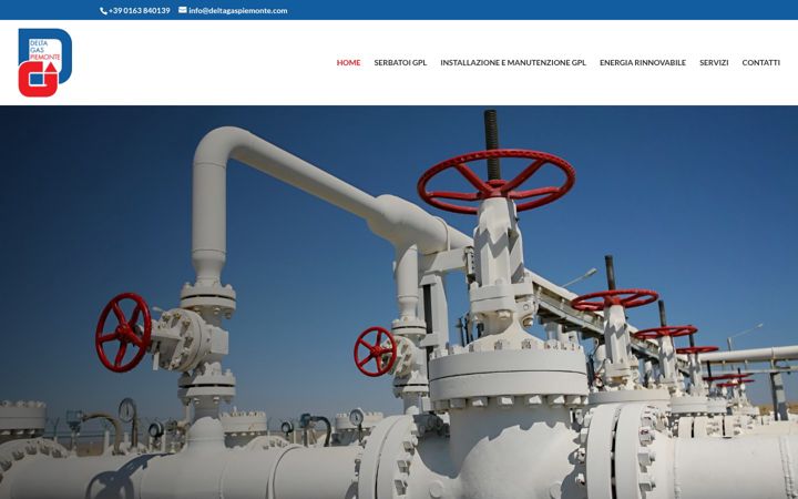 Screenshot of deltagaspiemonte.com