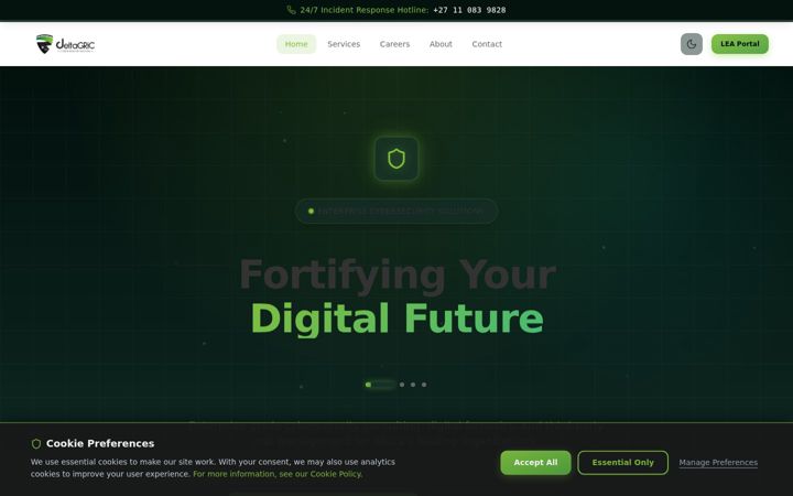 Screenshot of deltagricconsulting.io