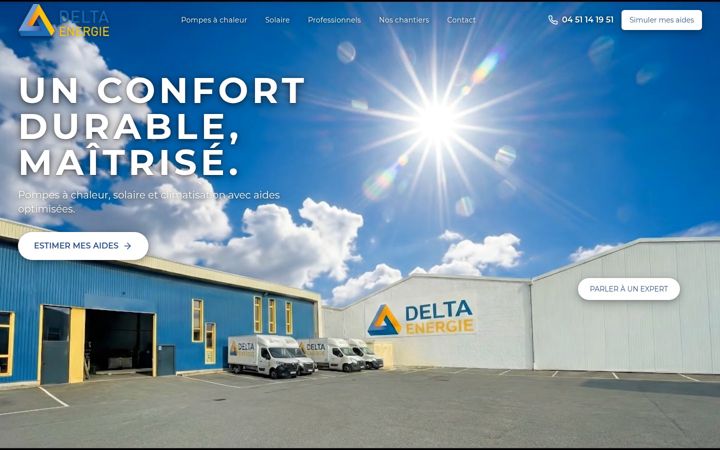 Screenshot of deltagroupe.fr