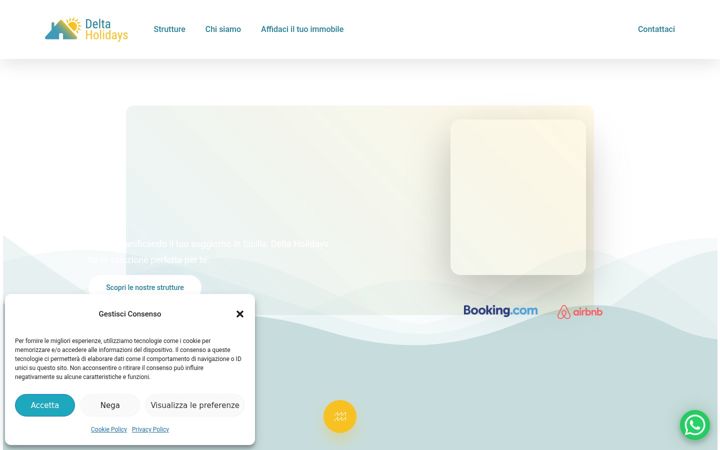 Screenshot of deltaholidays.it
