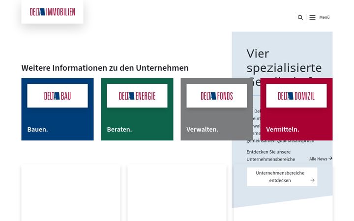 Screenshot of deltaimmobilien.de