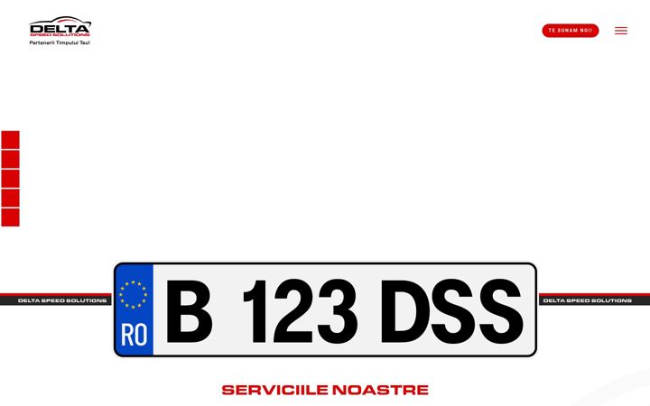 Screenshot di deltainmatriculari.ro