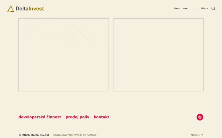 Screenshot stránky deltainvest.cz