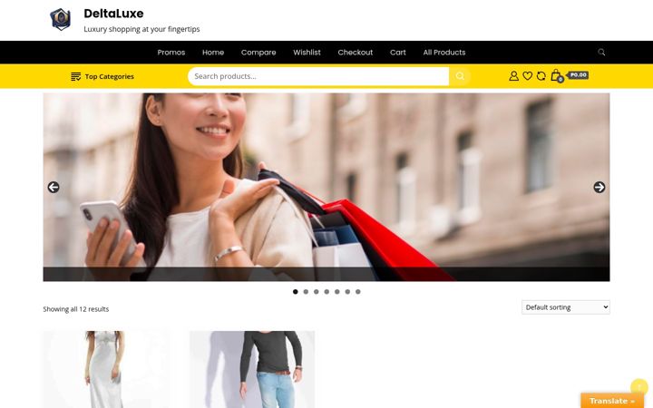 Screenshot of deltaluxe.org
