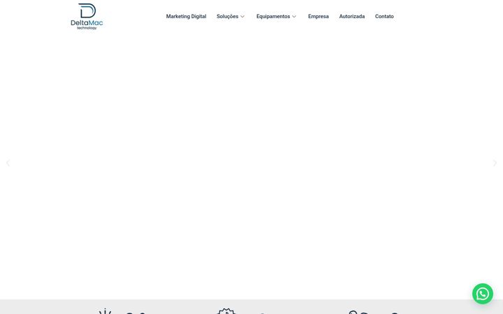 Screenshot stránky deltamac.com.br