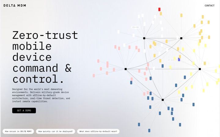 Screenshot of deltamdm.com