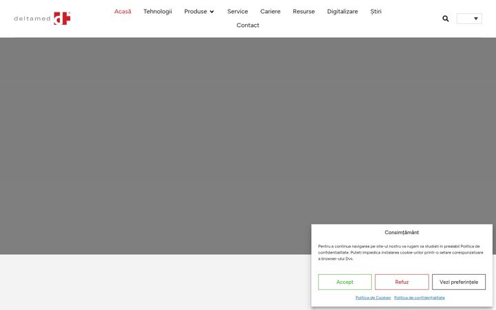 Screenshot di deltamed.ro