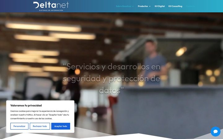Screenshot του deltanet.es