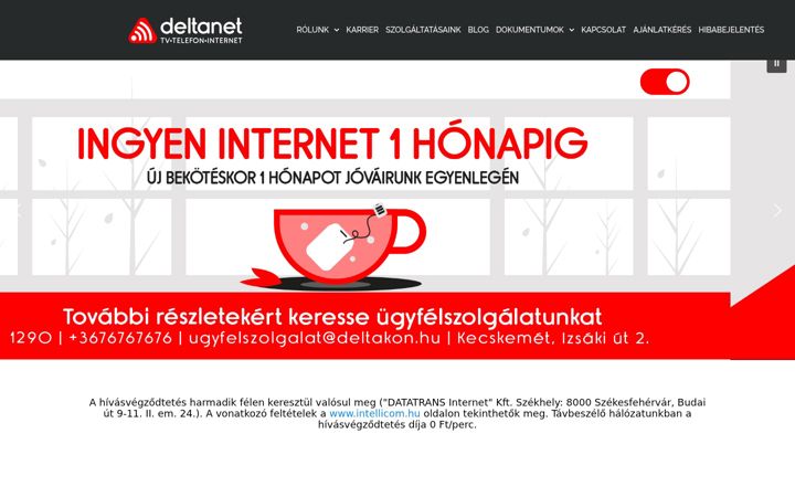 Zrzut ekranu deltanet.hu