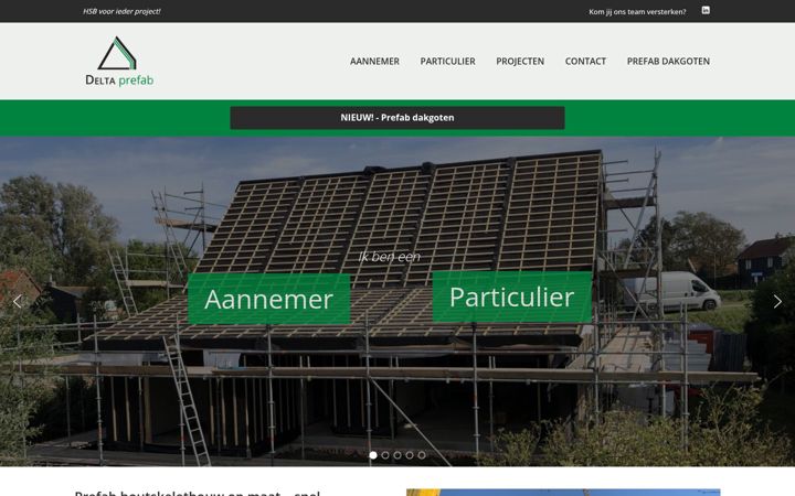 Screenshot of deltaprefab.nl