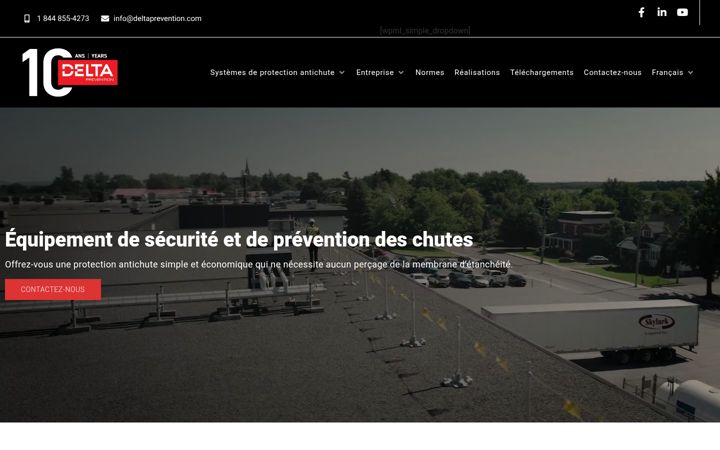 Screenshot of deltaprevention.com