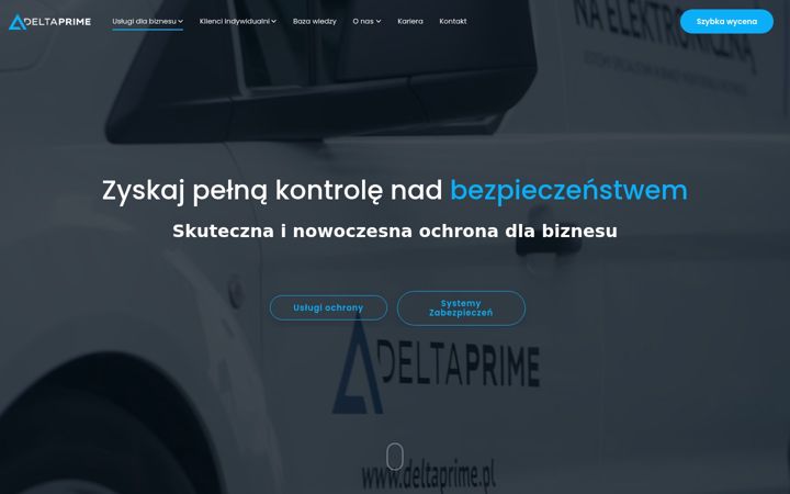 Screenshot von deltaprime.pl