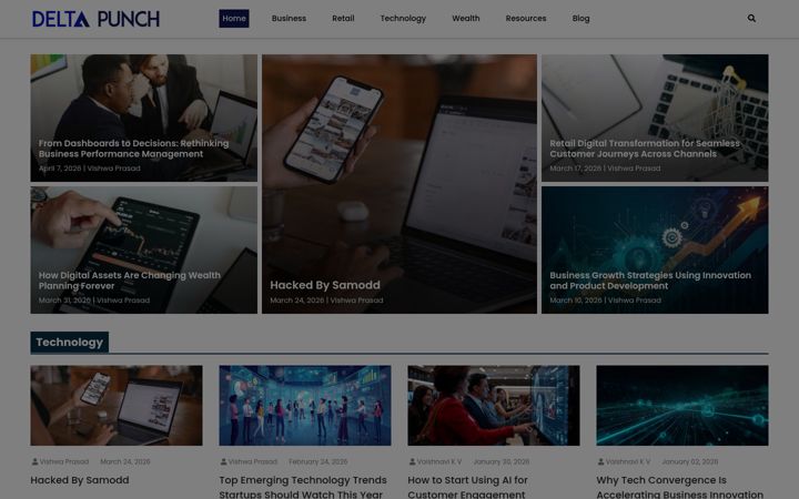 Screenshot of deltapunch.com