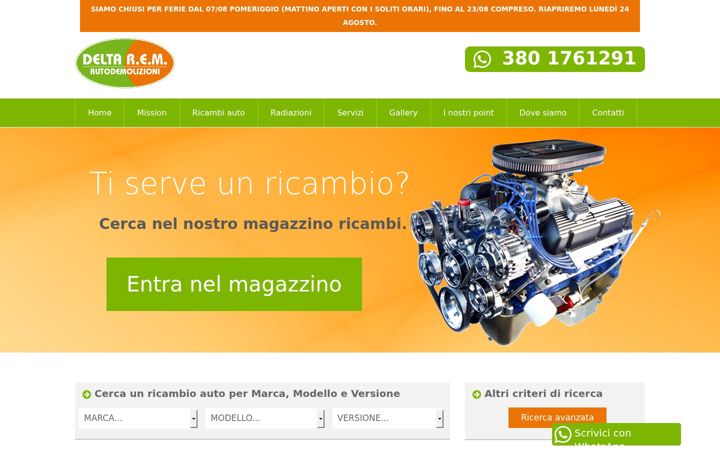 Screenshot of deltarem.com